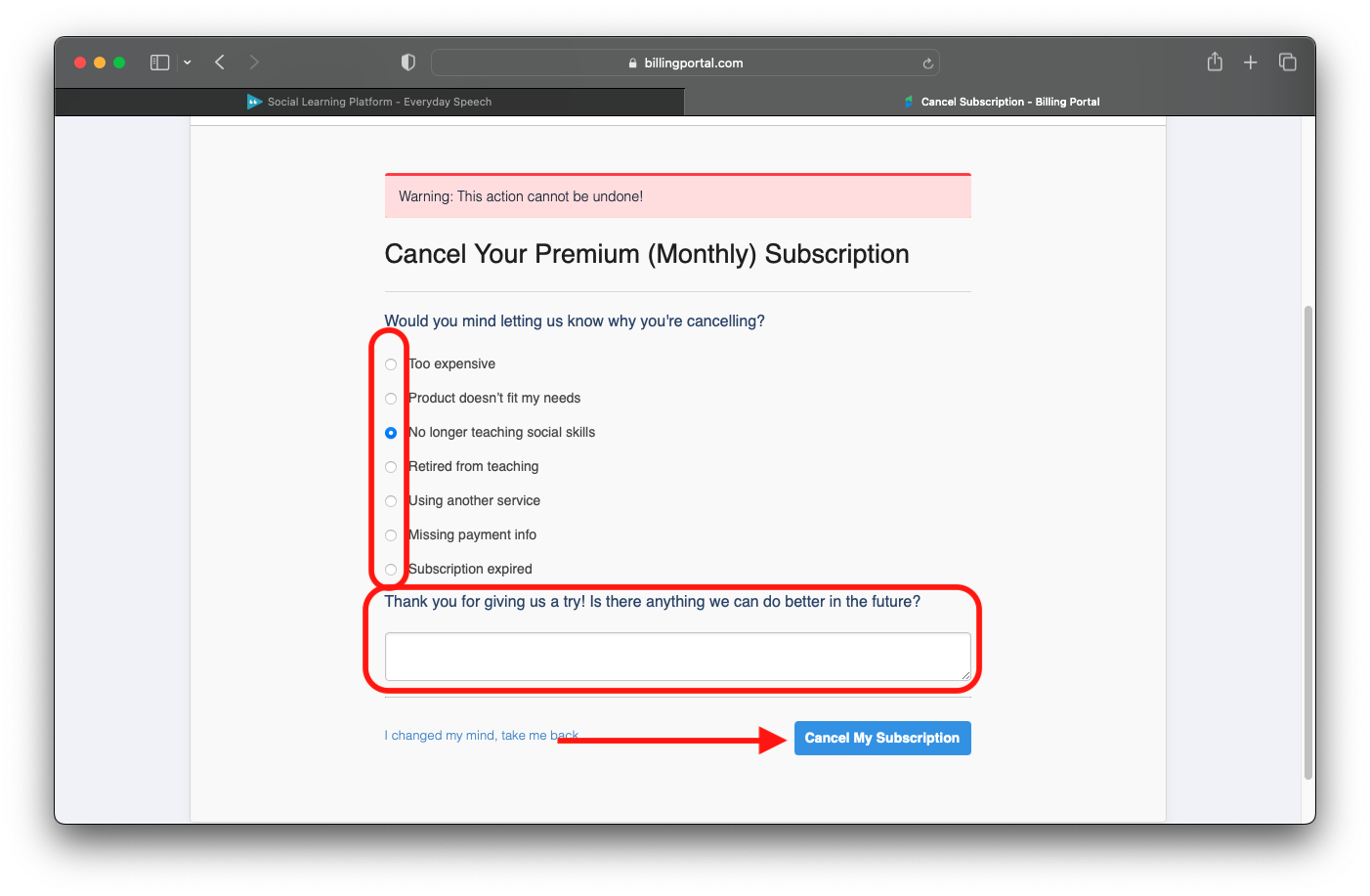 How to Cancel Your Everyday Speech Subscription